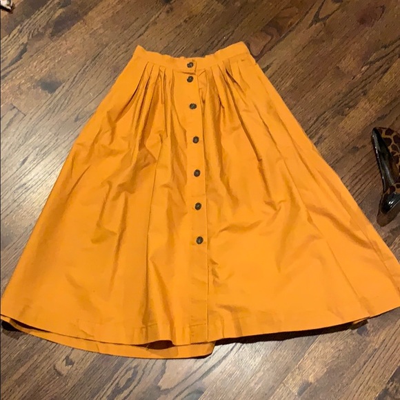 H&M Dresses & Skirts - H&M skirt Sahara sand mustard color peasant style